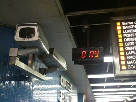 Paris Subway Security Cameras