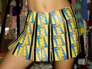 Metrocard Skirt Wow. Even Metrocards can be sexy.