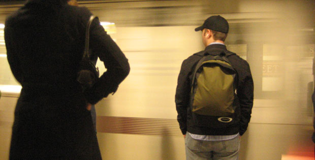 Backpack on the Subway