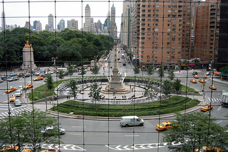 Columbus Circle as seen from the TimeWarner Center Columbus Circle as seen from the TimeWarner Center