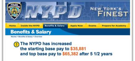 NYPD Flaunts $32,881 Salary? – SUBWAYblogger